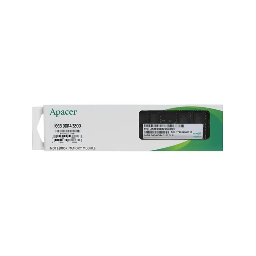 Модуль памяти для ноутбука Apacer ES.16G21.GSH 16GB 3200MHz