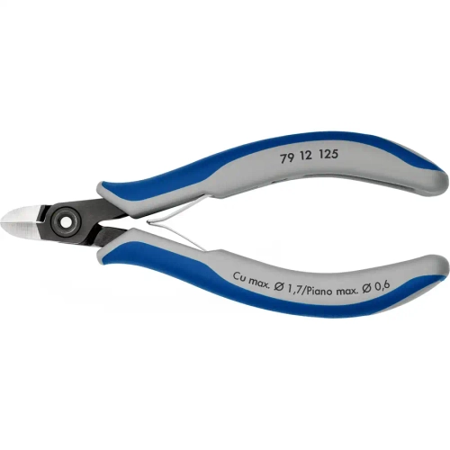 Прецизионные кусачки боковые для электроники чернёные 125 мм Knipex 79 12 125