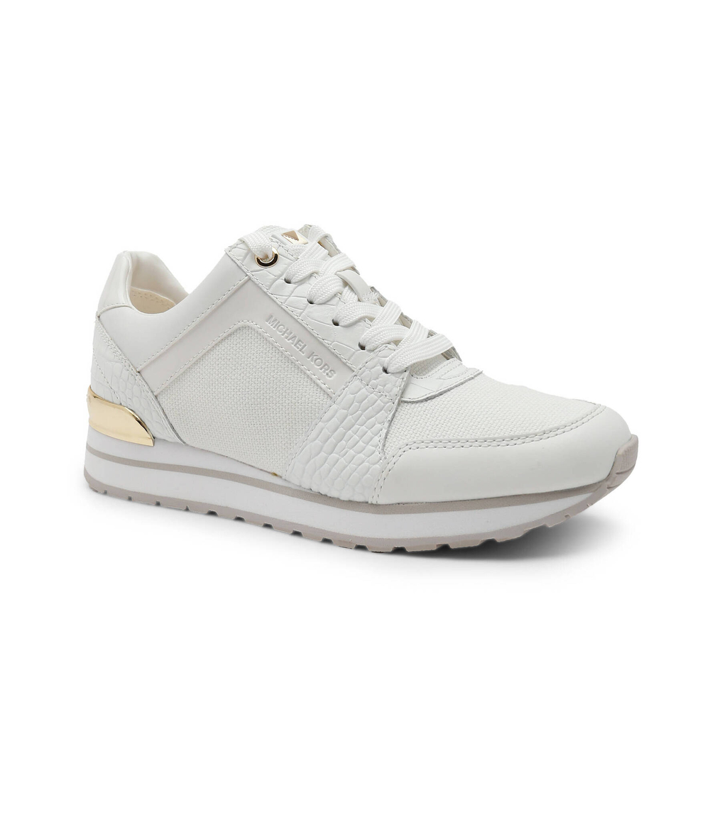 кожаные кроссовки billie trainer Michael Kors - кремовый(43S3BIFS4D)