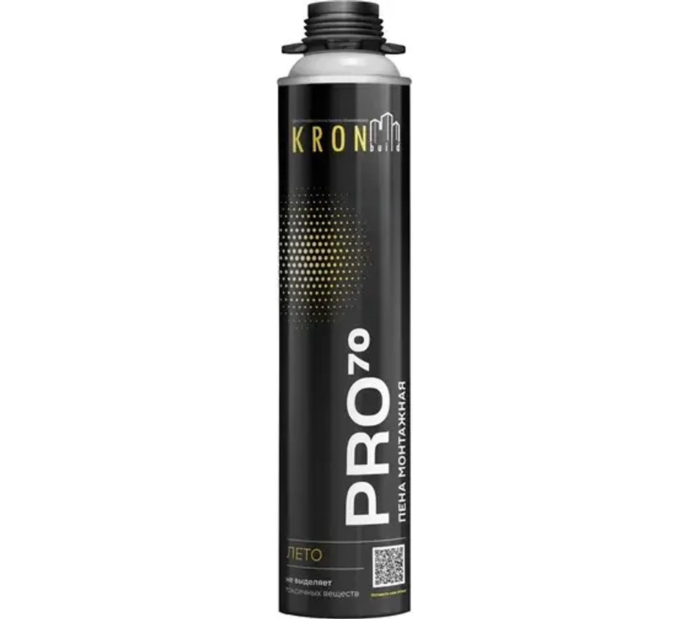 Проффесиональная монтажная пена "KRONbuild" Лето Pro 70