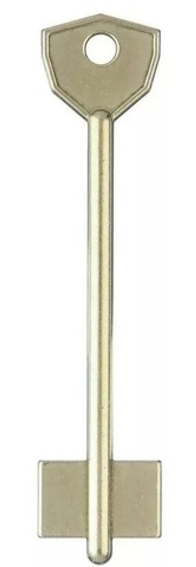 Заготовка сувальдного ключа САМ-4 (101x14,3х22,6х2,5)(5,0) САМ РФ