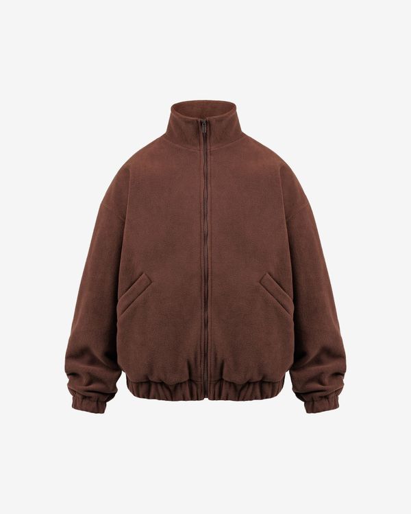 Куртка Флисовая FCF Logo Jacket
vol.2 коричневая - фото 1