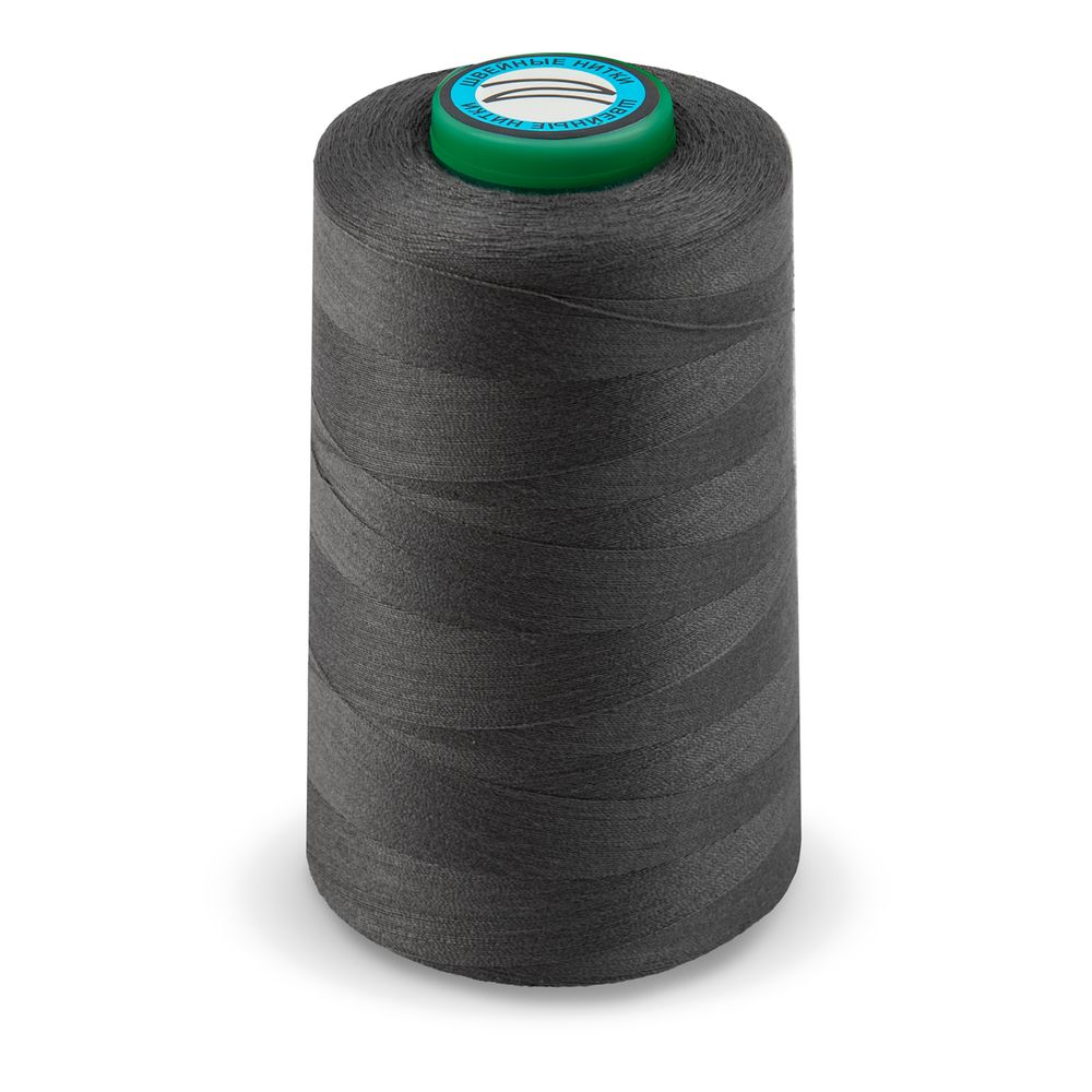 Нитки универсальные Nitka 40/2, 4570 м (5000 ярд) / 1 кат., 374 т.серый
