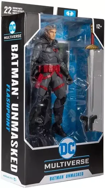 Фигурка DC Multiverse Batman Flash Point Batman Unmasked 18см, MF15018