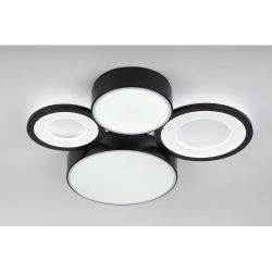 Светильник потолочный светодиодный Rivoli Aliona 6161-701 LED 87 Вт 3000 - 6000 К с пультом | Интерьерные светодиодные светильники