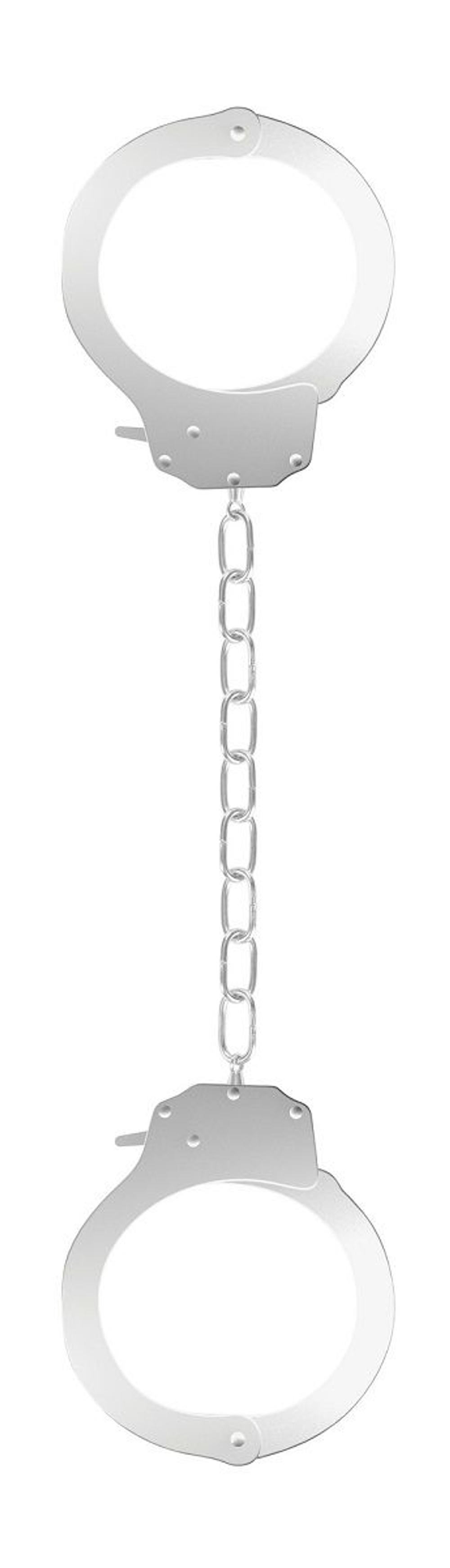 Металлические кандалы Pleasure Legcuffs Metal (Цвет: серебро)