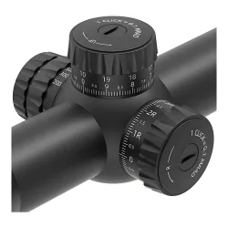 Прицел Vector Optics Tauron (Taurus) ED 5-40x56 FFP, SF, VTA-8 (MIL) - барабанчики настройки и разметка, крупный план