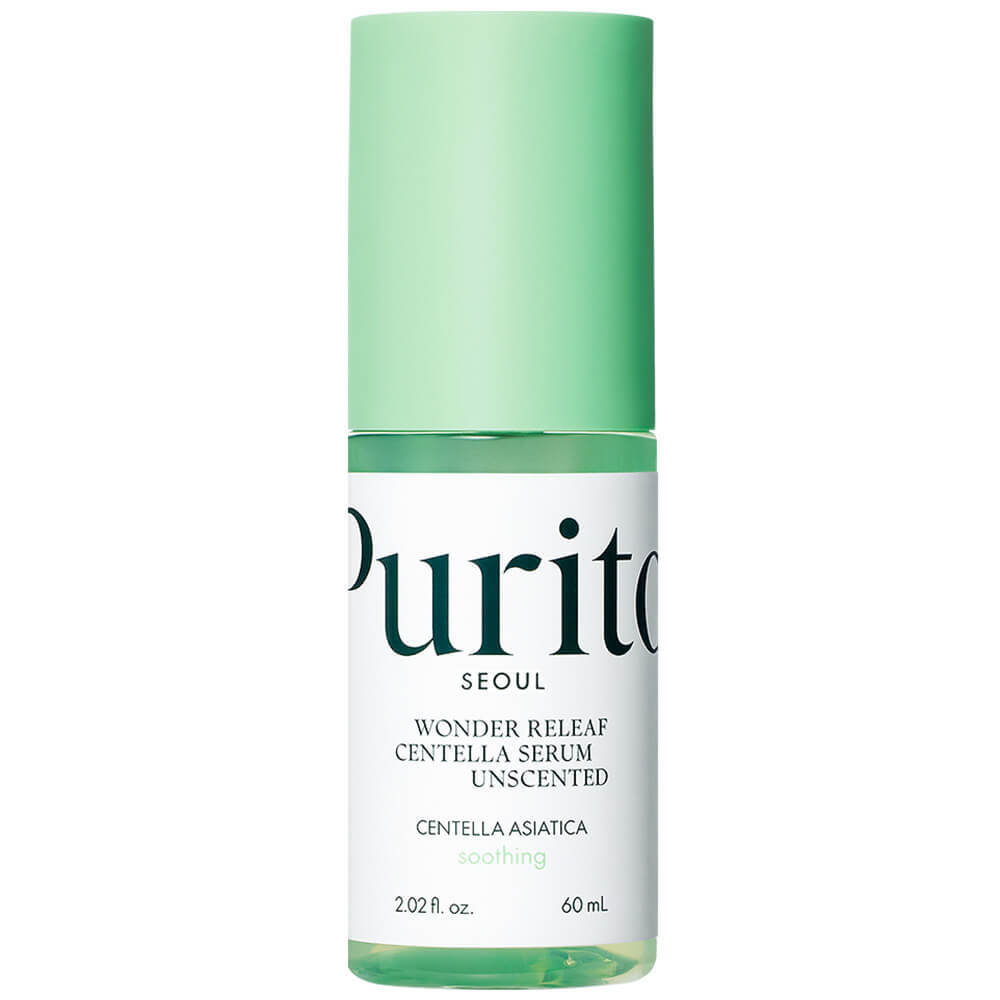Безмасляная сыворотка для чувствительной кожи Purito Wonder Releaf Centella Serum Unscented