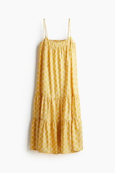 Макси-платье с завязывающимися бретелями - H&M