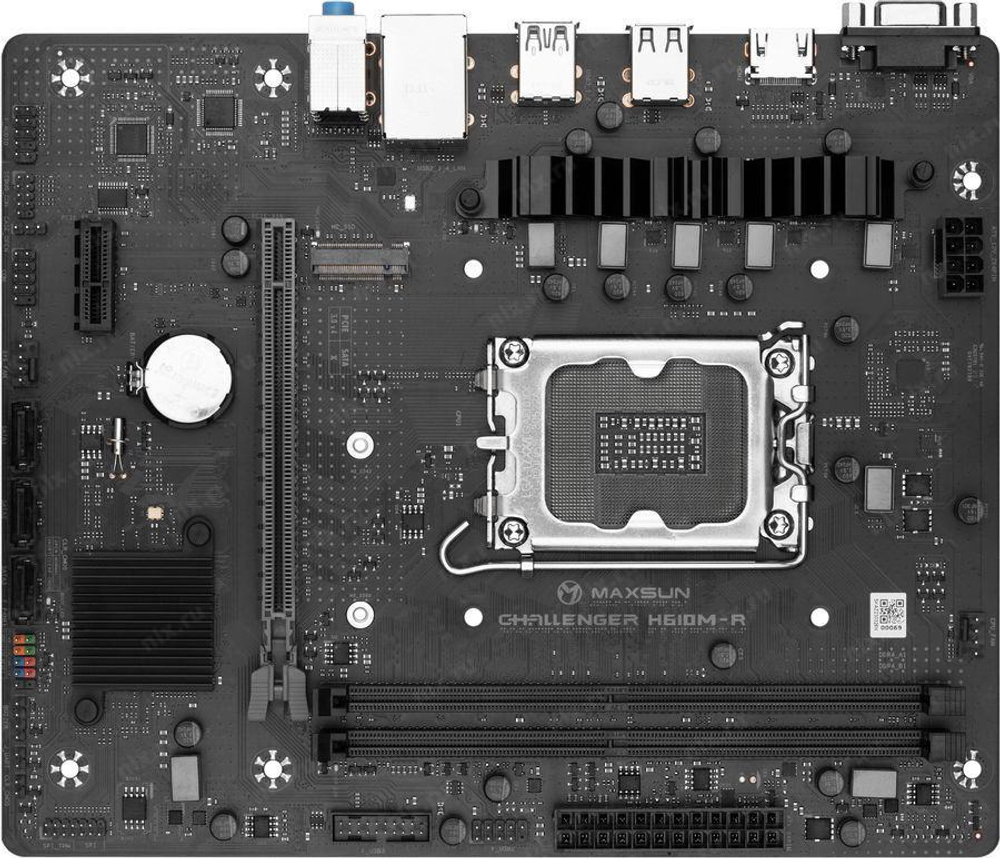 Материнская плата MAXSUN MS-Challenger H610M-R LGA1700 MicroATX 2DDR4