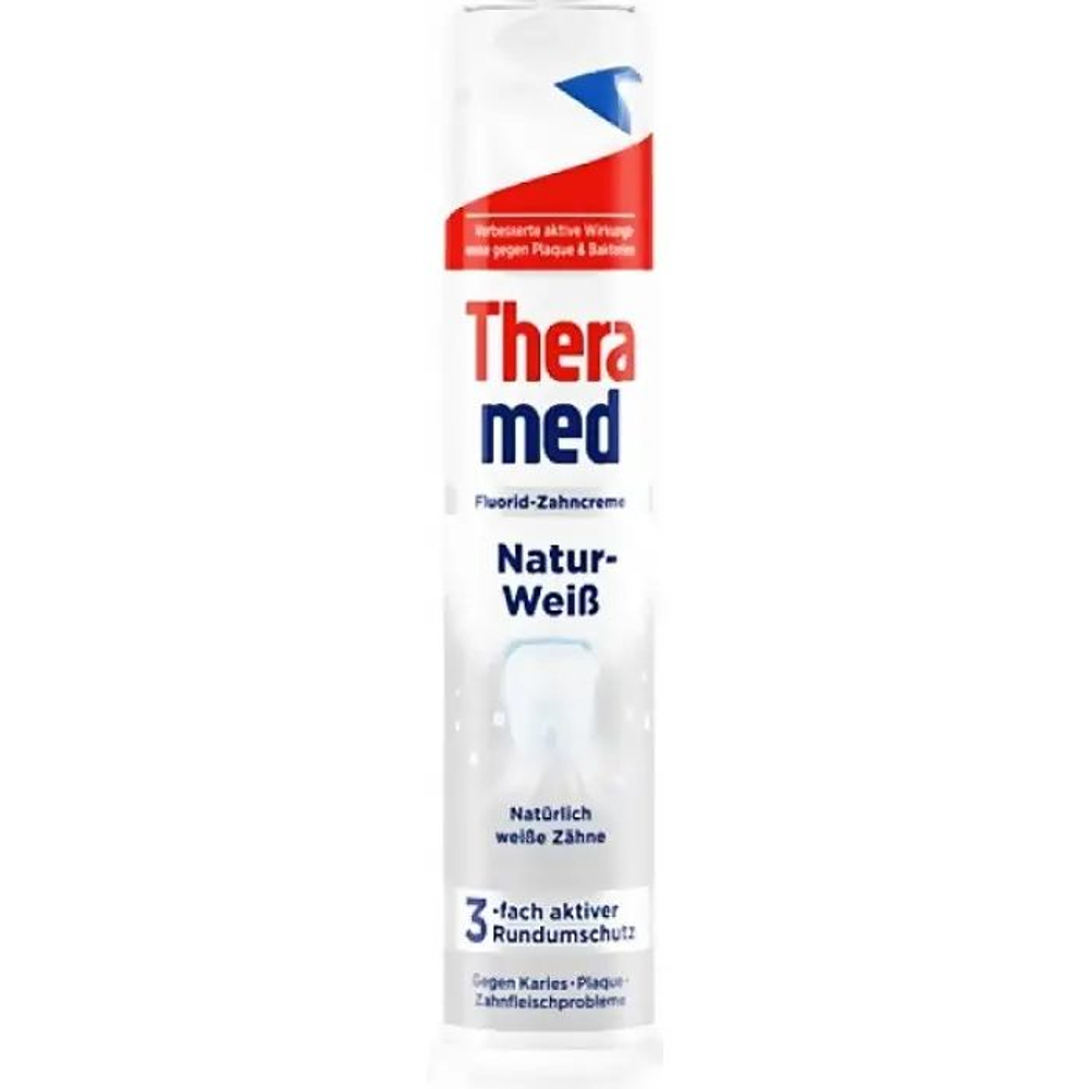 Theramed Зубная паста отбеливающая Natur-WeiB с дозатором, 100 мл (Германия)