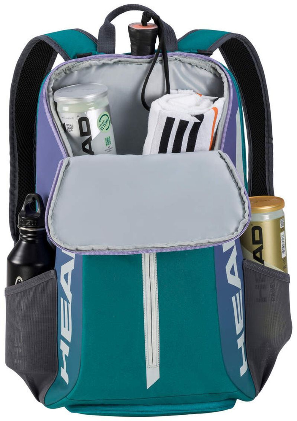 Рюкзак теннисный Head Tour Backpack (25L) - Бирюзовый