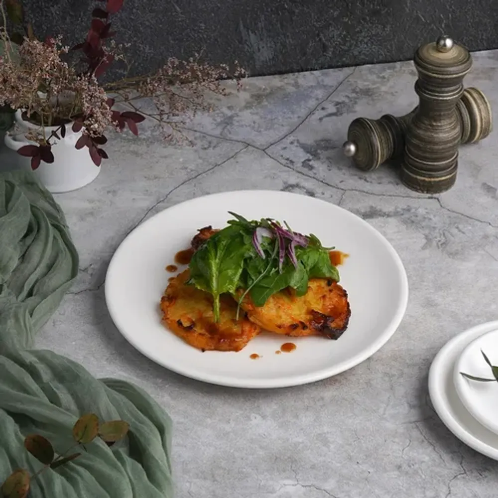 Тарелка d 23 см h2 см без борта белая фарфор P.L. Proff Cuisine [6]