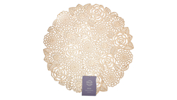 Салфетка подстановочная 38см Decor de table Rose золотистая