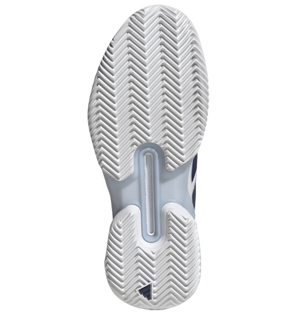 Женские теннисные кроссовки Adidas Adizero Ubersonic 5 W Clay - cloud white/dark blue/crystal sky