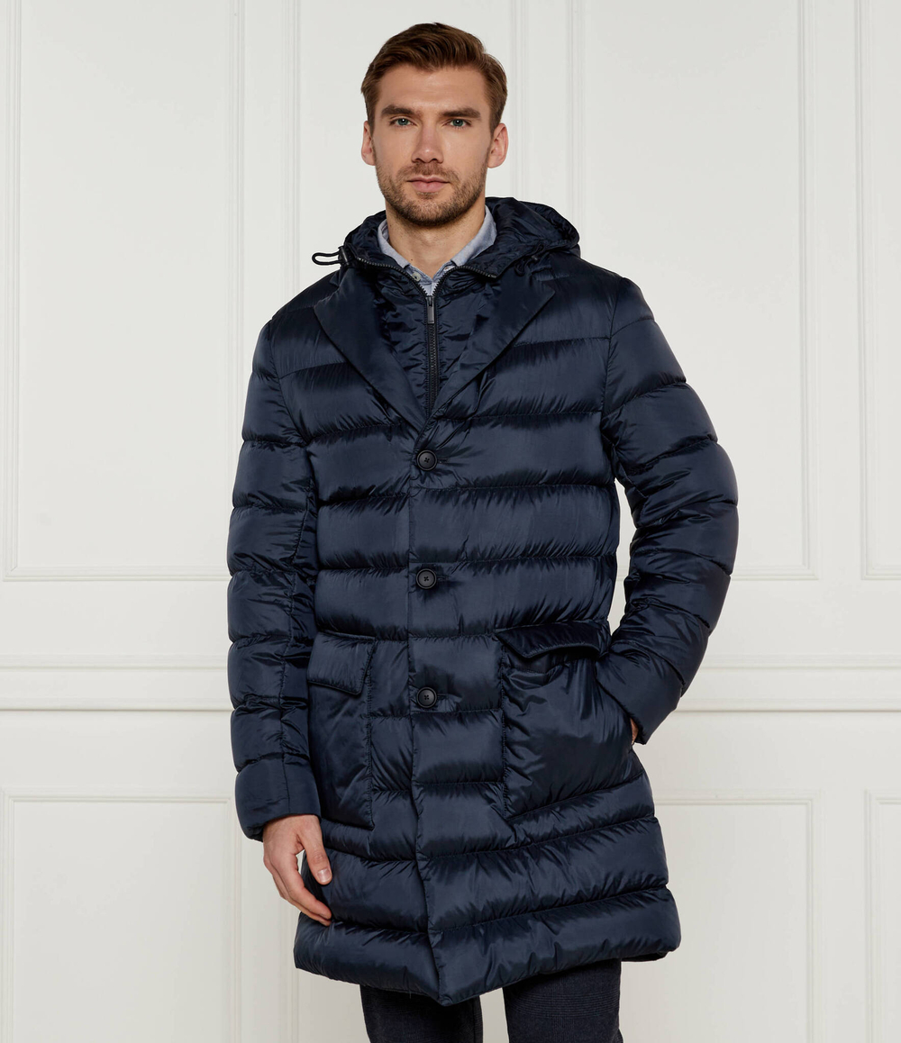Пуховая куртка P-Hyde-Pad-Hood-233F BOSS BLACK - темно-синий(50527906)