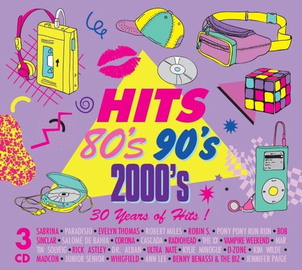 Сборник / Hits 80's 90's 2000's - 30 Years Of Hits (3CD)