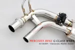 Выхлопная система с заслонками для Mercedes-Benz AMG G63 G500 G550 G-class W463A W464 2018+ (VALVED)