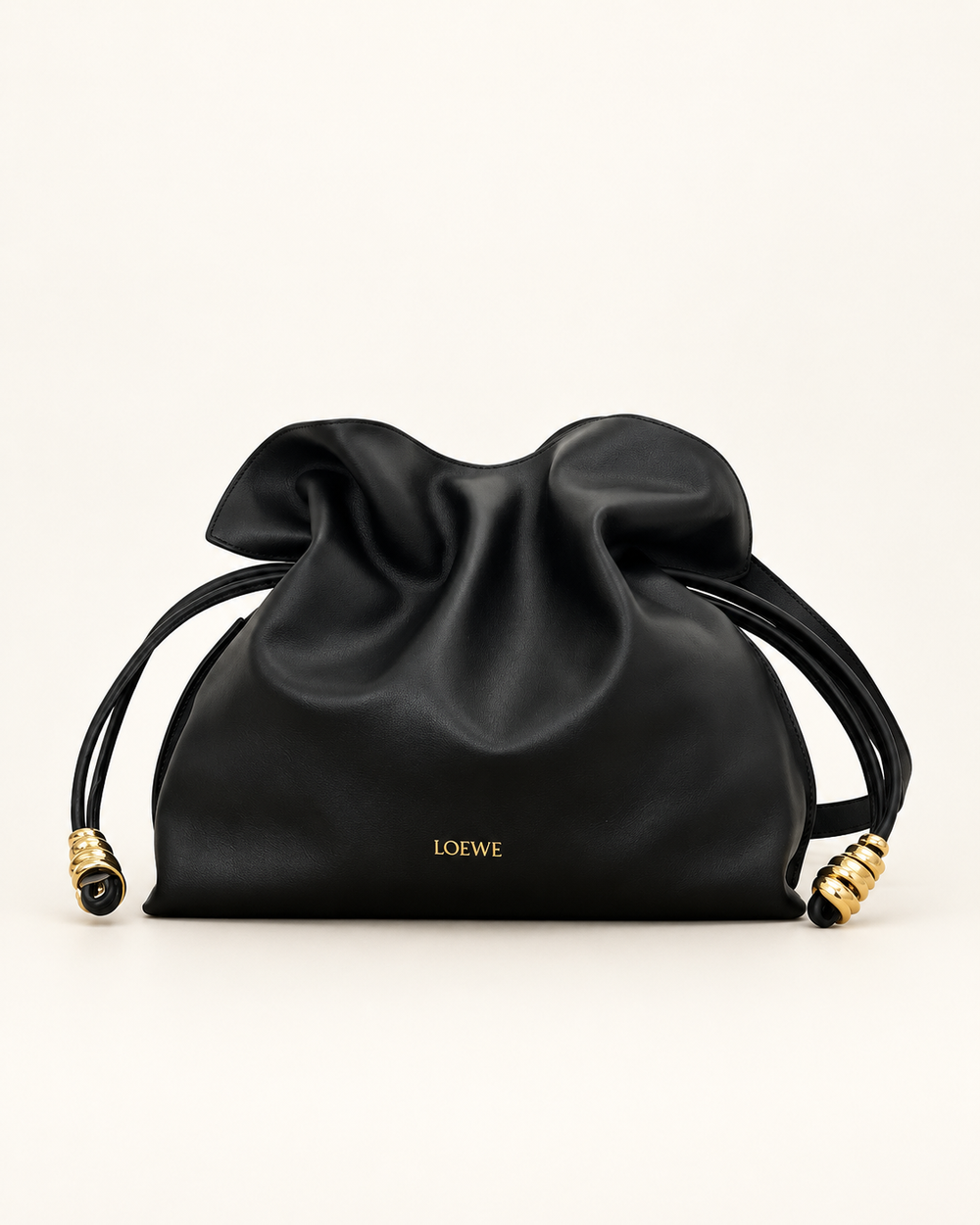Сумка LOEWE Flamenco Coil, чёрный цвет