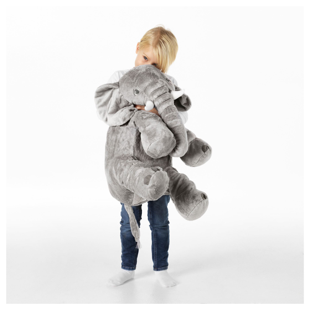 Мягкая игрушка IKEA JATTESTOR (ЙЭТТЕСТОР), Слон, 60 см