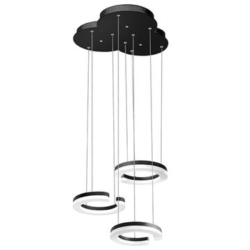 Подвесной светильник светодиодный 763337 черный матовый 3000К 34.5W Unitario Lightstar