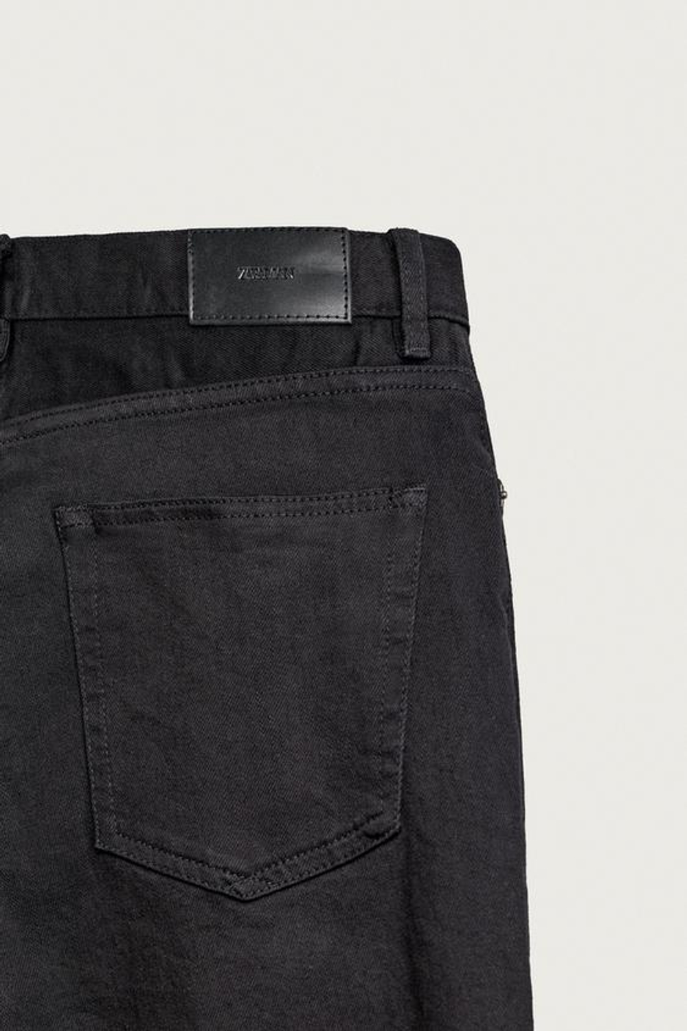 ZARA БАЗОВЫЕ ДЖИНСЫ SLIM FIT, ЧЕРНЫЙ
