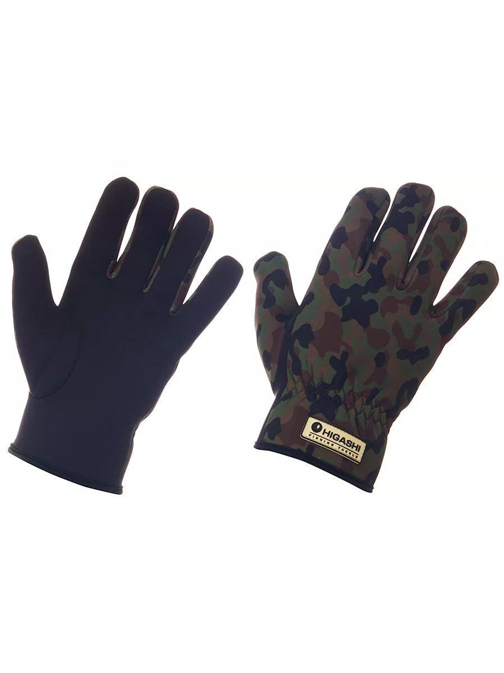 Перчатки для рыбалки HIGASHI Antey Camo M