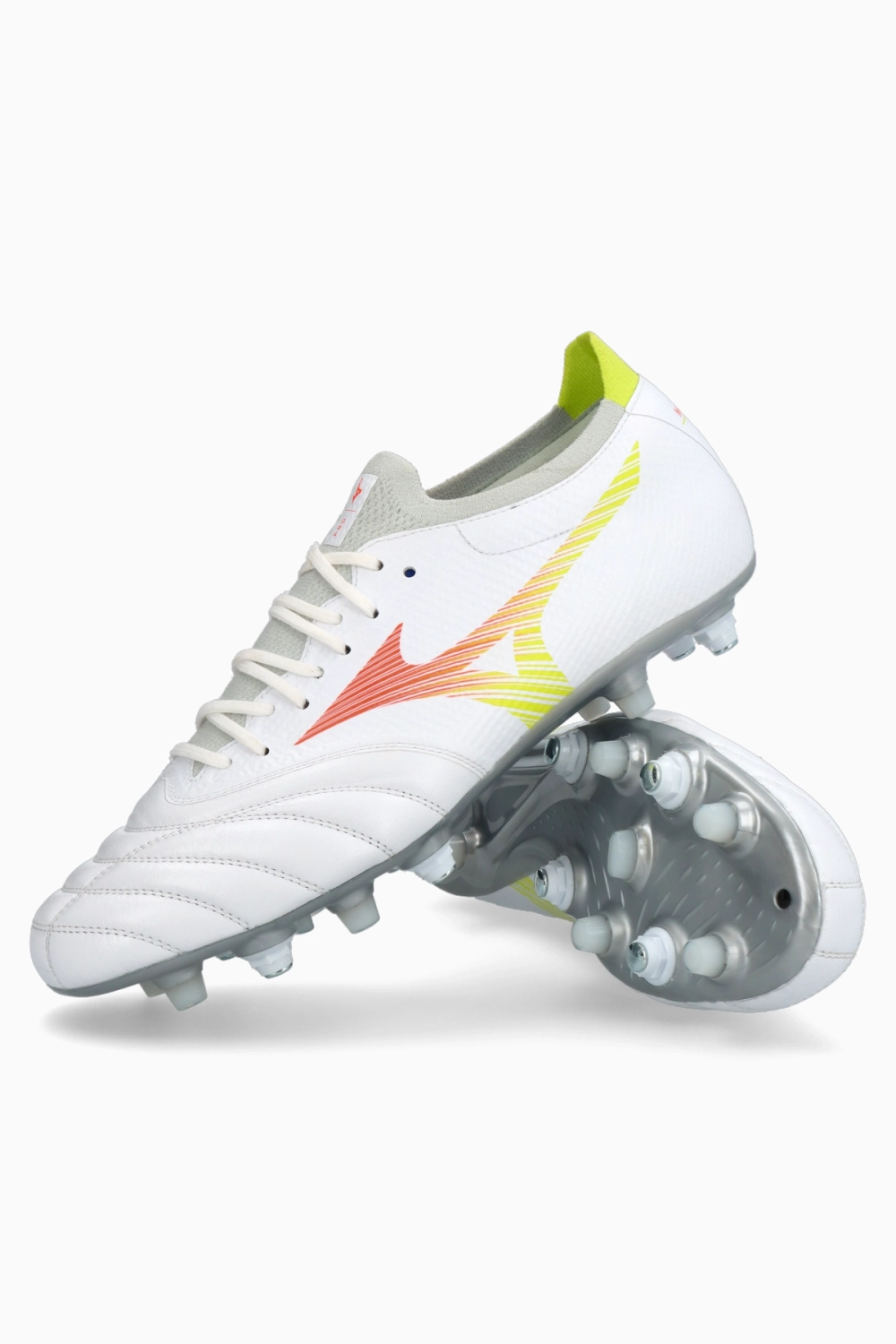 Бутсы Mizuno Morelia Neo V Pro Mix - серебряный