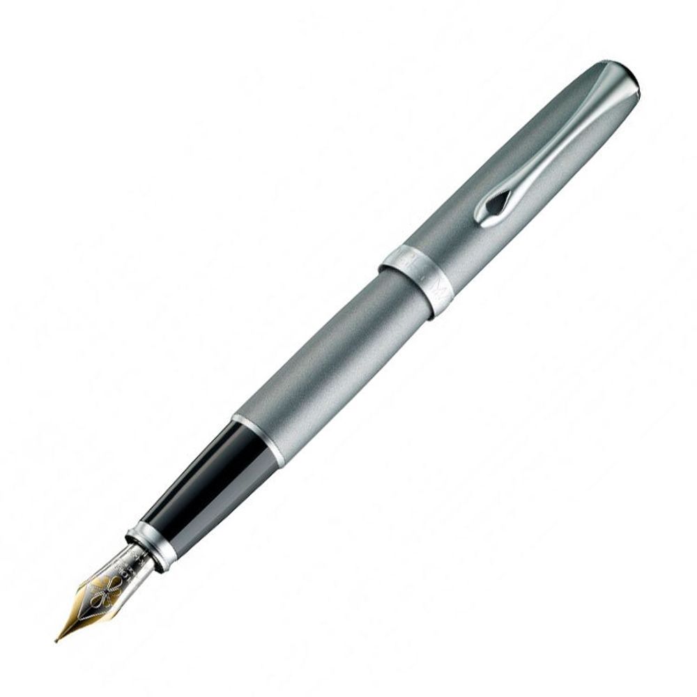 Перьевая ручка Diplomat Excellence A2 Venezia platin matt chrome M 14 ct. (D40206015)