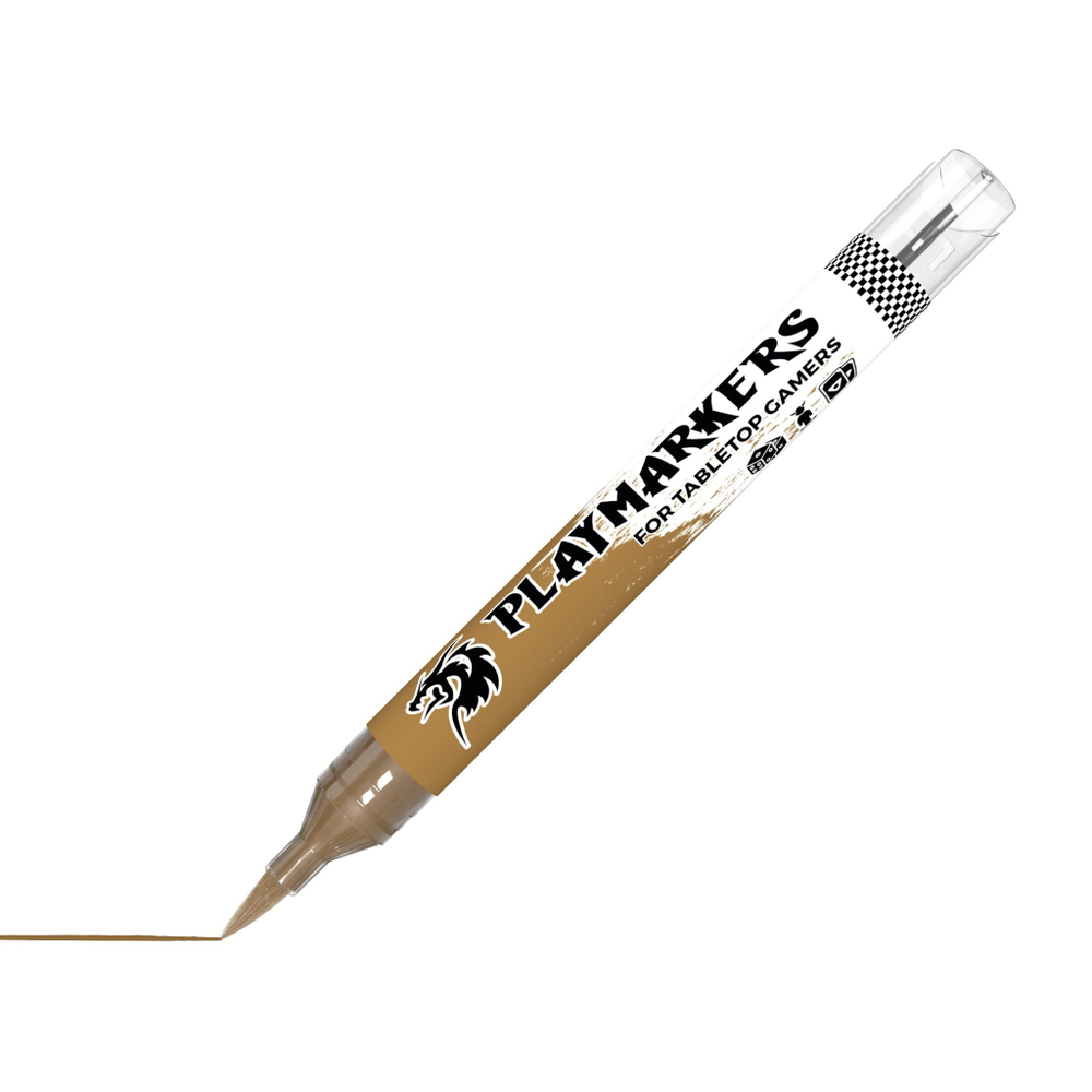 Акриловый маркер с кистью AK Playmarkers Wood