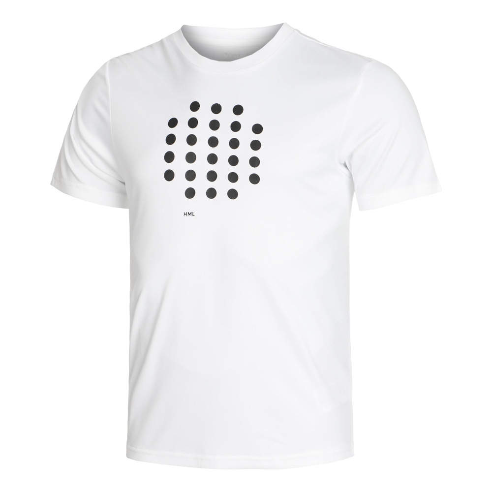 Мужское теннисное поло Hummel Court T-Shirt Men - White