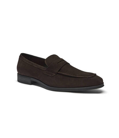 Кожаные мокасины theon BOSS BLACK - коричневый(50523062)