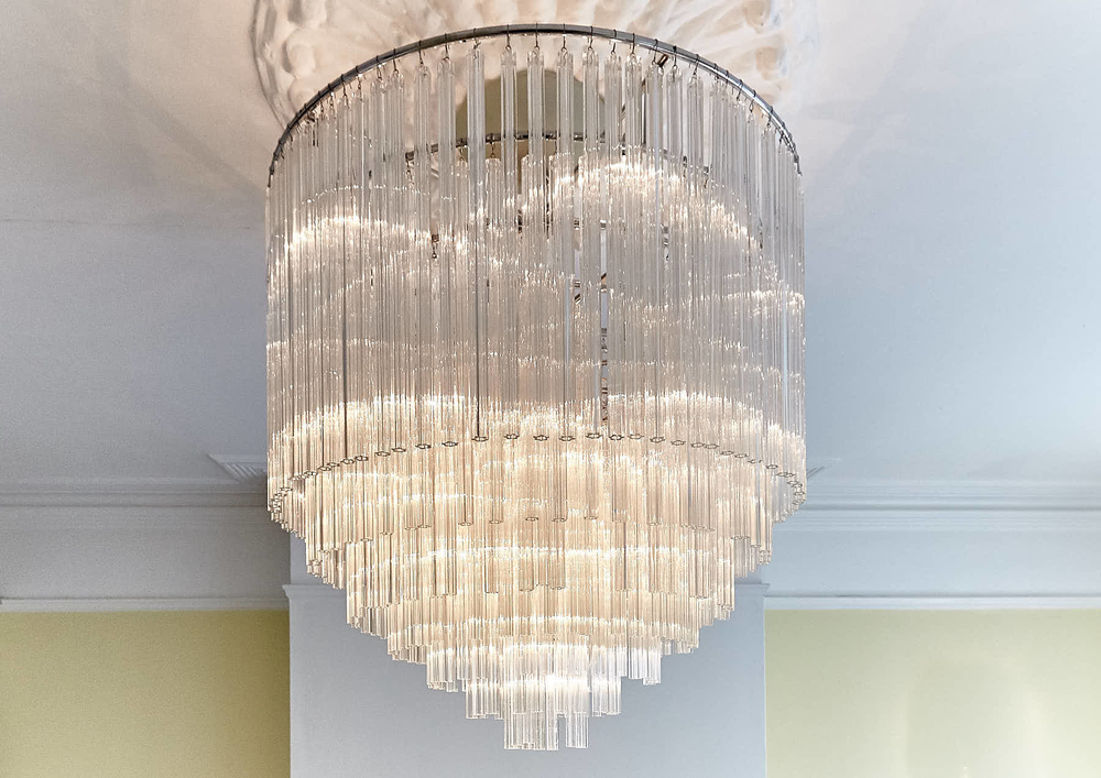 люстра копия Amiraglio Plume Glass by Rocco Borghese