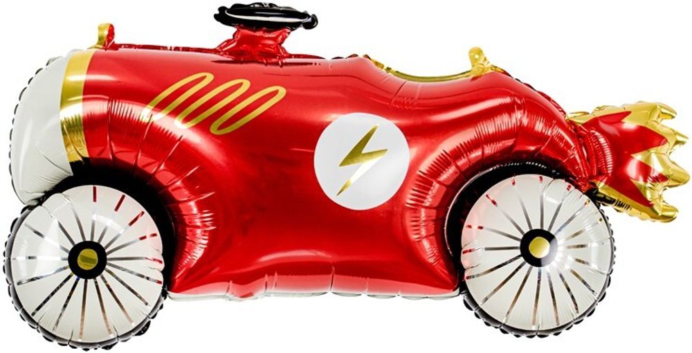 Фигура гоночный спорткар, красный 36" Fl
