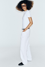 ФУТБОЛКА INTERLOCK С КОРОТКИМИ РУКАВАМИ — ZARA