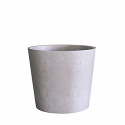 Кашпо CRATER CONCRETE WHITE D50 H40