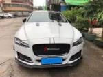 Карбоновая губа переднего бампера для Jaguar XF 2016-2019 Ягуар