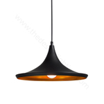 Pendant design lamp  Beat Light Wide by Tom Dixon (Black)