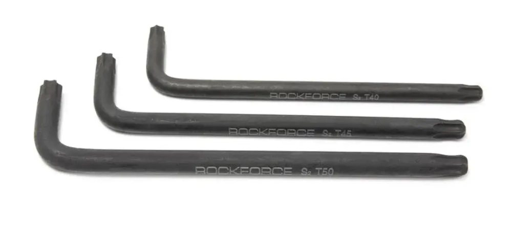 Ключ Г-образный TORX длинный с шаром T25 RockForce##Rock FORCE RF-76625BL