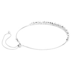 MESMERA:CHOKER NECKLACE WHI/RHS