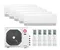Мульти сплит-система Kentatsu 5 x KMGA26HZRN1 / K5MRB120HZRN1