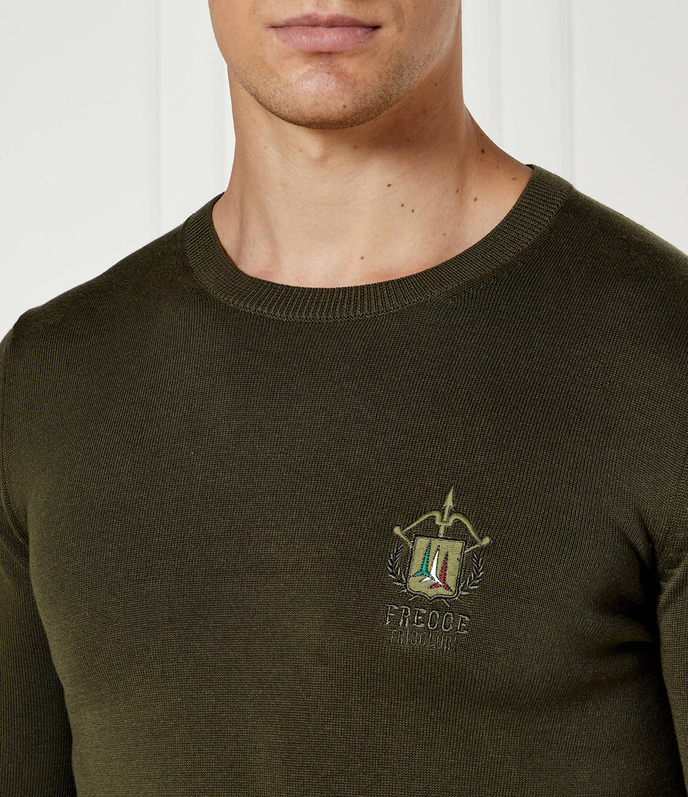Свитер Aeronautica Militare - темно-зеленый(MA1513L506)