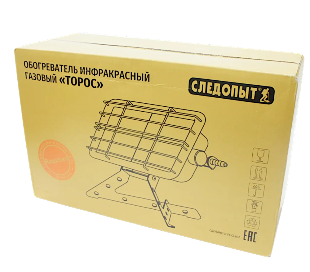 Обогреватель Следопыт Инфракр.газовый Торос PF-GHP-T2.9L 2.9кВт  0.12куб.м./ч 320х215х275мм 1.6кг