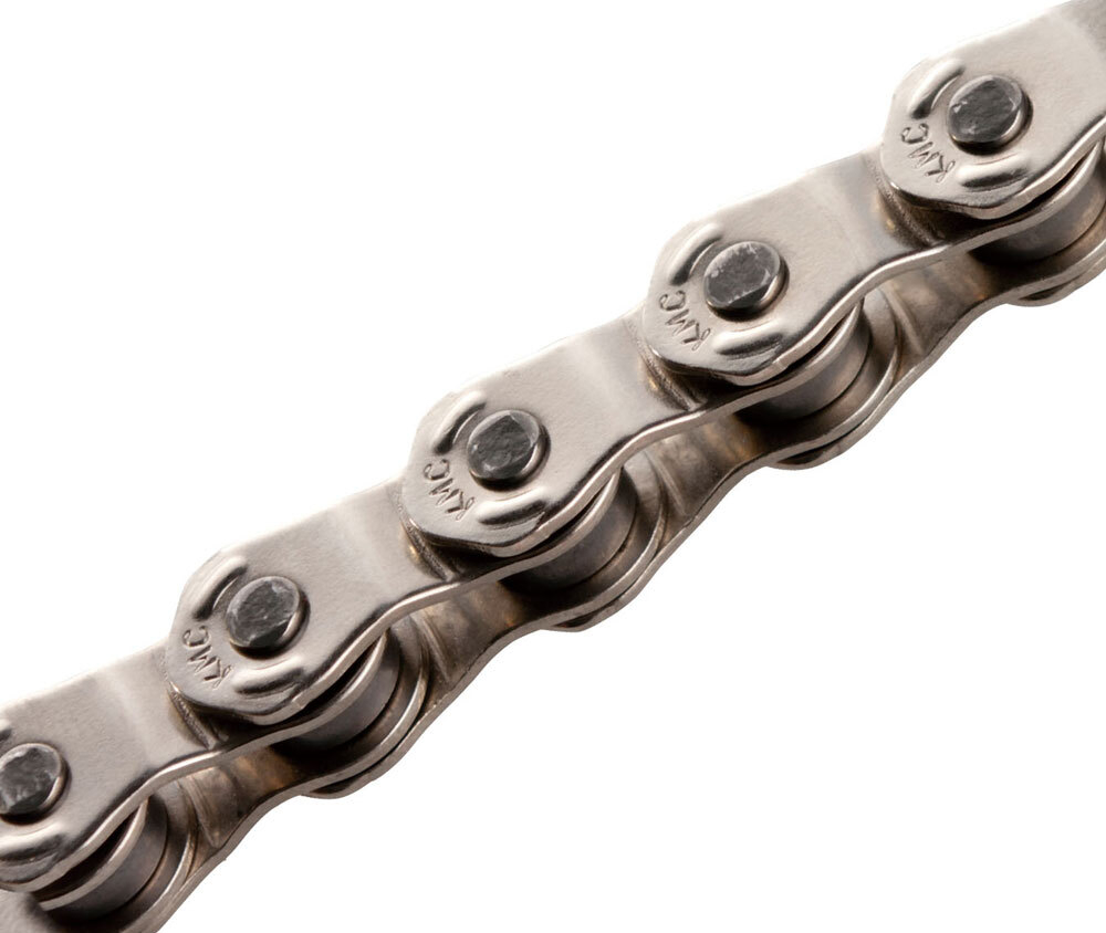 Цепь 1/2"x1/8", 112 зв, 1 скор, серебристая, с замком,инд уп.K1 Wide (K-710)