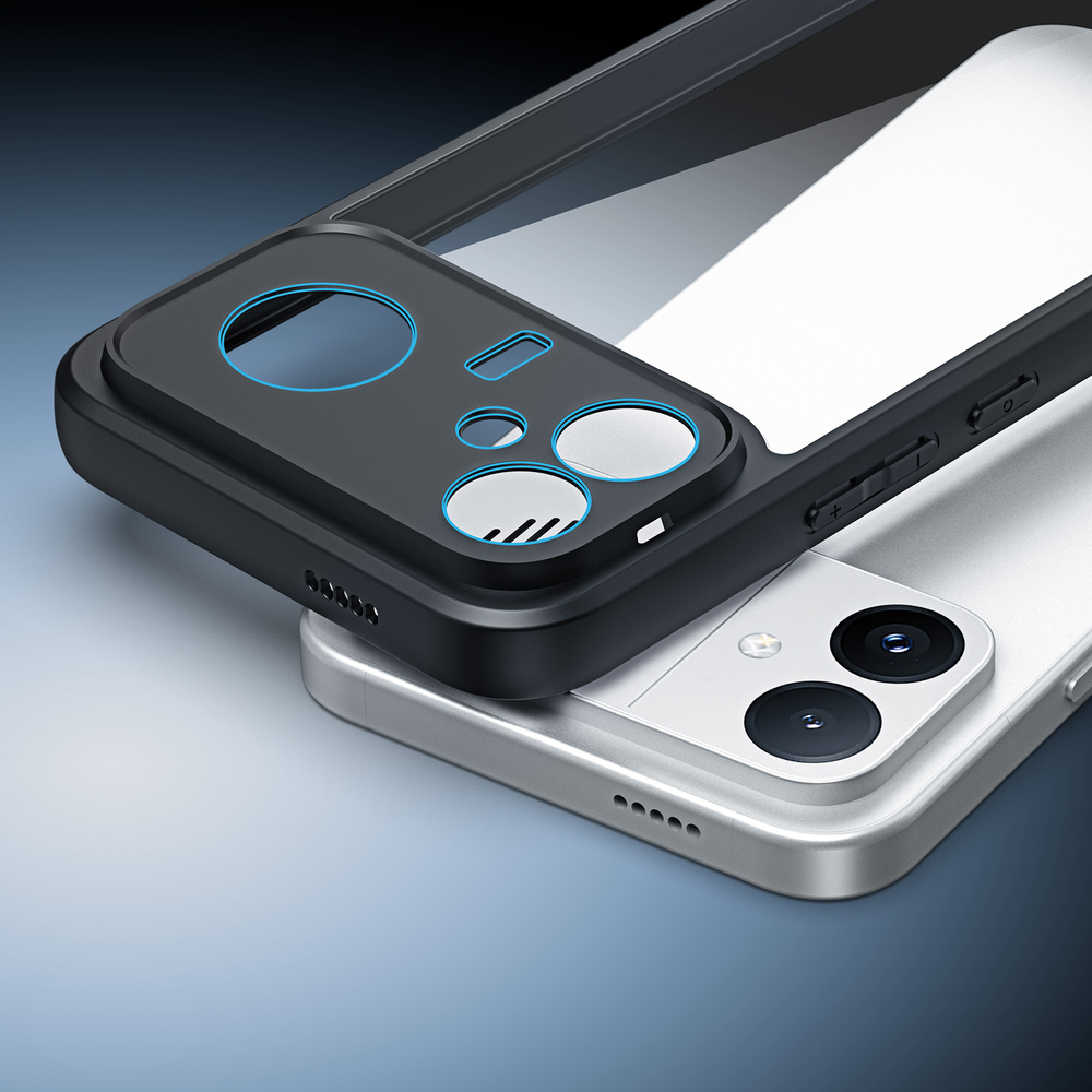 Чехол прозрачный с черными мягкими рамками для Xiaomi Redmi K90 Max, серия Aimo Series Case от Dux Ducis