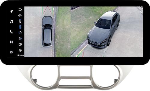 Магнитола для Hyundai i20 2009-2012 (климат) - Teyes LUX ONE 360 монитор 12.3" 2K QLED на Android 10, Быстрая, CarPlay, 4G SIM-слот, 4 камеры в комплекте