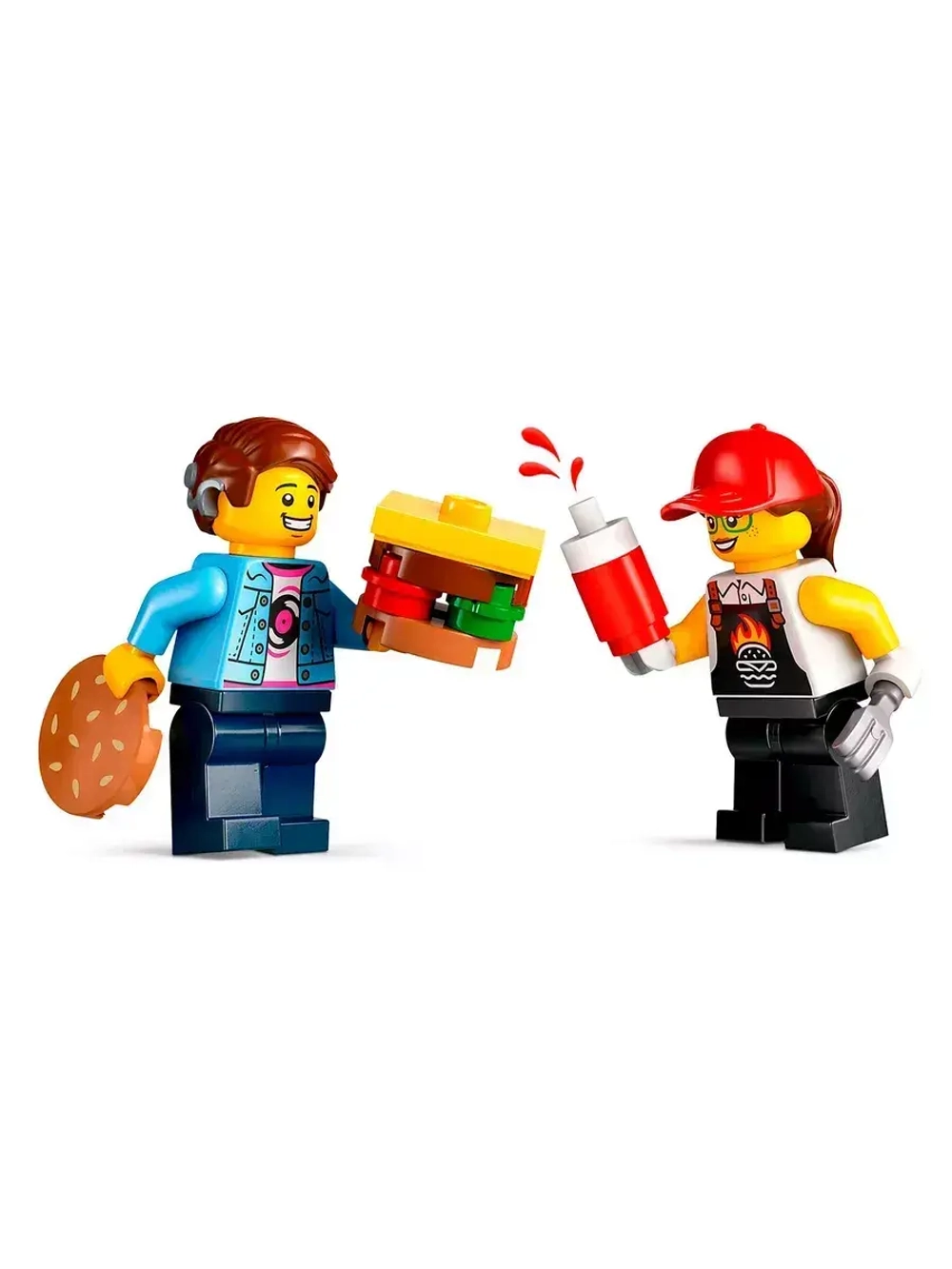 Конструктор LEGO City 60404 Бургерная на колесах