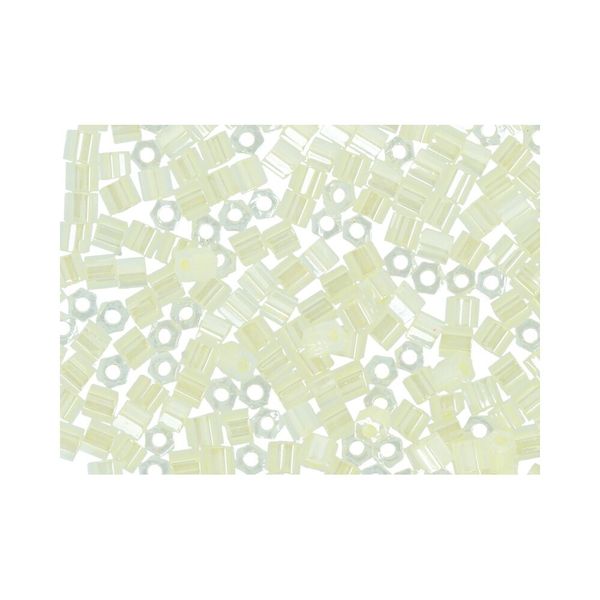 Бисер Toho 11/0 Hexagon 3 (2.2 мм), 25 г (5х5 г), 0142 бл.желтый/перл