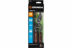 Плоскостной секатор Grinda PRO Line из нержавеющей стали 423415