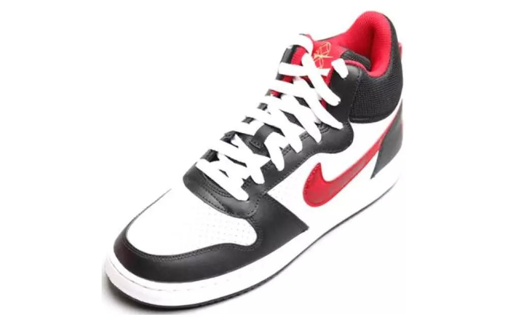 Nike Court Borough Mid "Black Red"